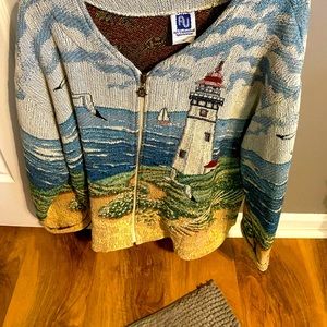Arts Unlimited, 1x, lighthouse jacket.